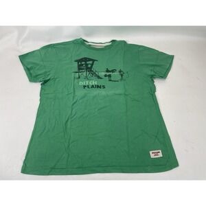 Ditch Plains Graphic T Shirt Short Sleeve Crew Neck Mens Size 2XL Green